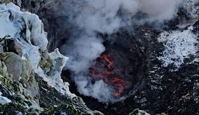 Imponentes volcanes árticos