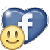Emoticones Emoji Animados en Corazones Facebook