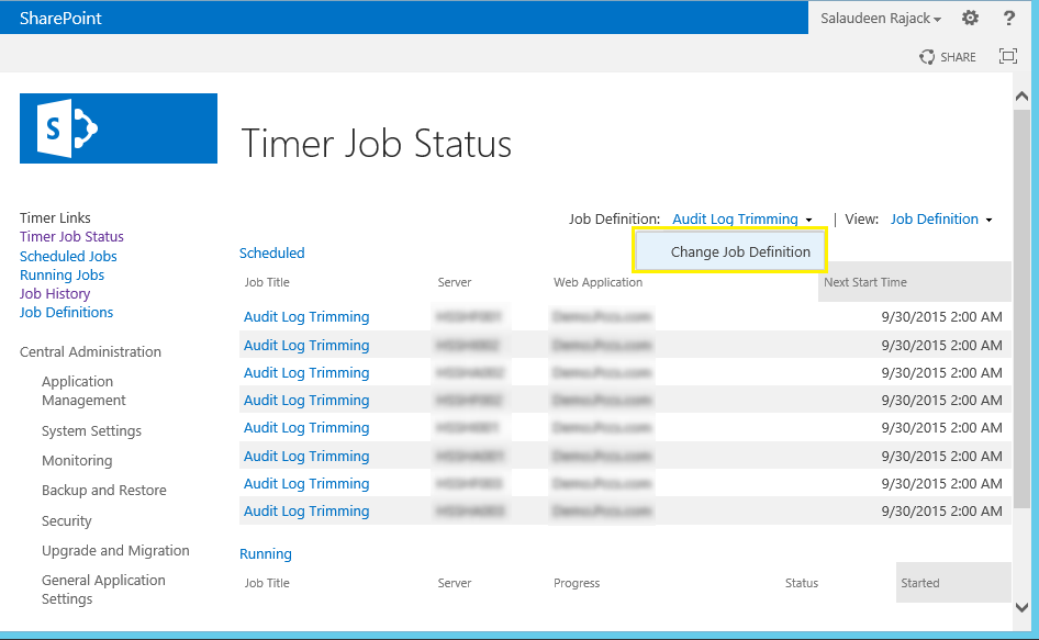 Get SharePoint Timer Job History using PowerShell SharePoint Diary