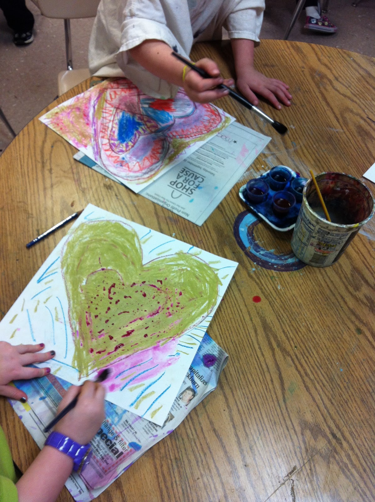 ChumleyScobey Art Room: Jim Dine Pop Art Hearts!