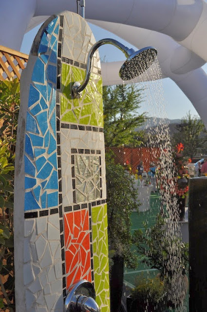 Decoracion de patios ducha exterior patios y jardines