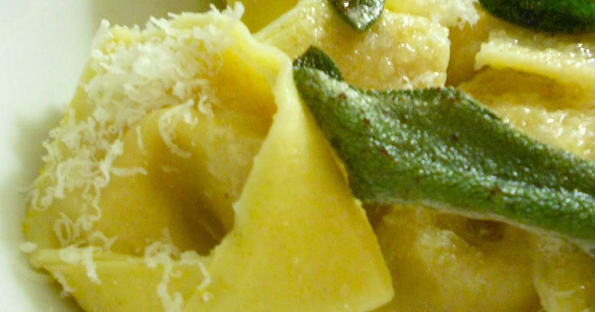 morsels & sauces Butternut Squash Cappellacci with Brown Butter and Nutmeg