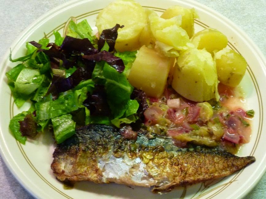 Carla Nayland Historical Fiction July recipe Fried mackerel fillet