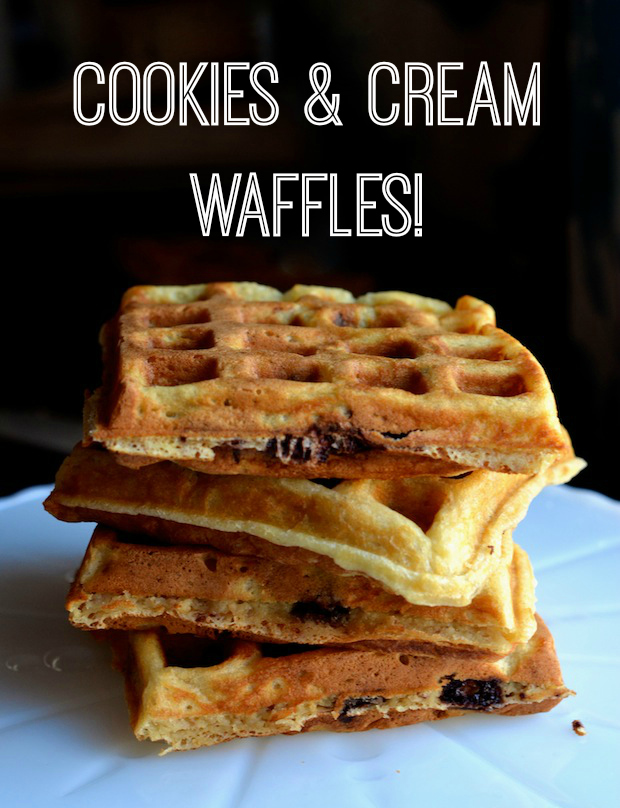 Cookies & Cream Waffles Always Order Dessert