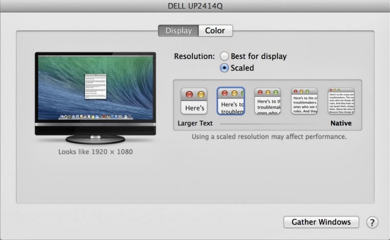 This First OS X 10.9.3 Beta Includes New "Retina" Resolution Option For 4K Displays