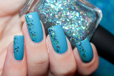 Enchanted Polish Blue Nail Art