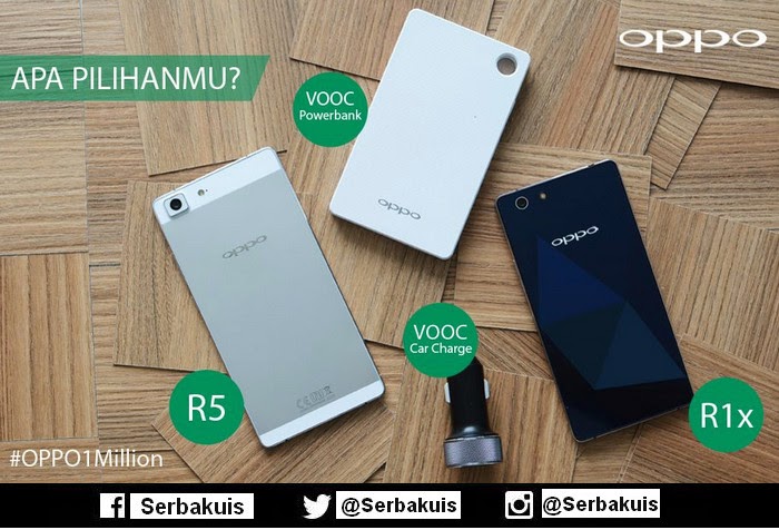 Kuis Facebook Oppo 1 Million Berhadiah Oppo R5 & R1 Kuis Facebook Oppo 1 Million Berhadiah Oppo R5 & R1