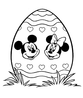 Cute Easter Coloring Pages 