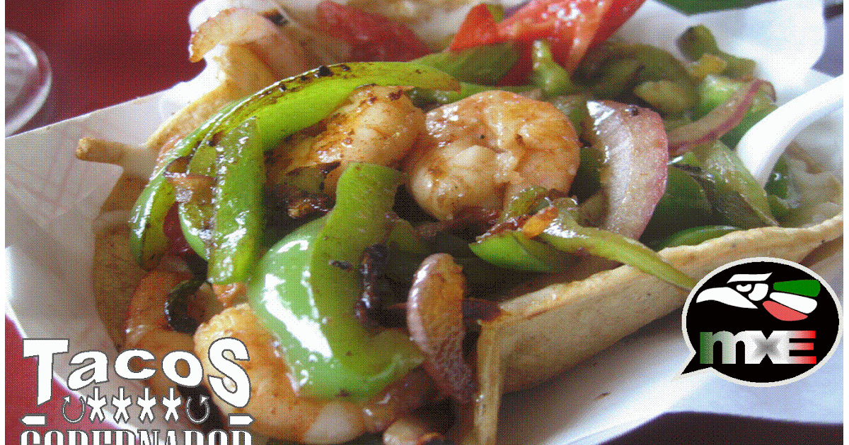 Nuestras Recetas "Mexicanos por España" TACOS GOBERNADOR