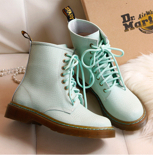 pastel blue doc martens