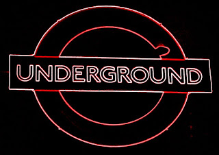 London Underground, neon, 