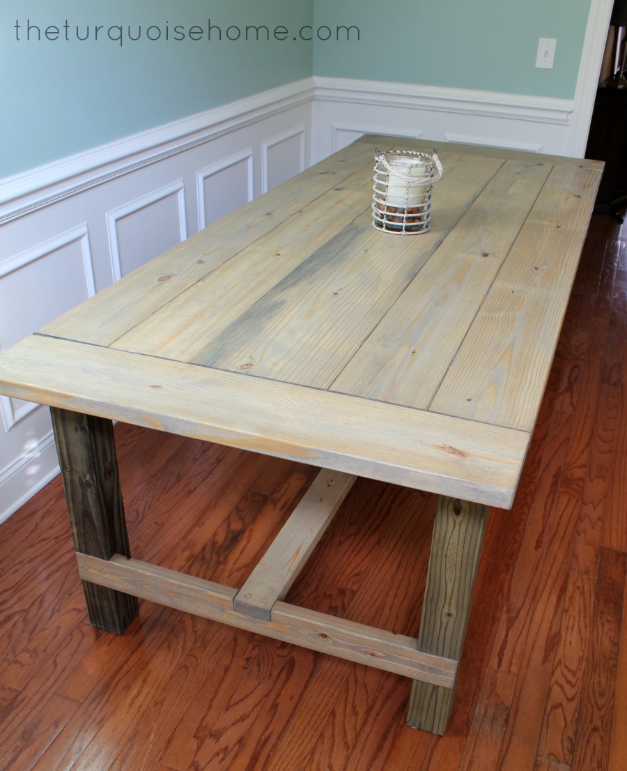 How To Make A Farmhouse Table Diy