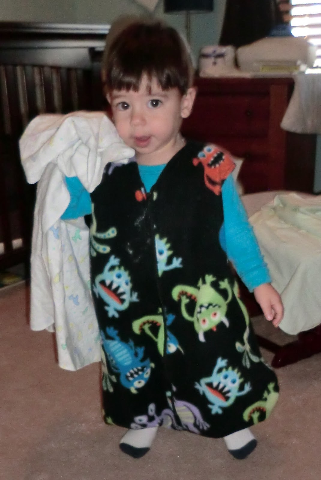 baby sleep sack with feet