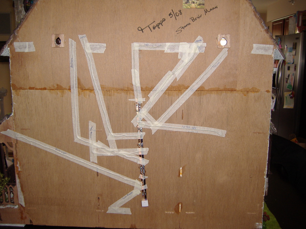 Custom Styled Dollhouse Kits McKinley Dollhouse Build Blog (Electricity)