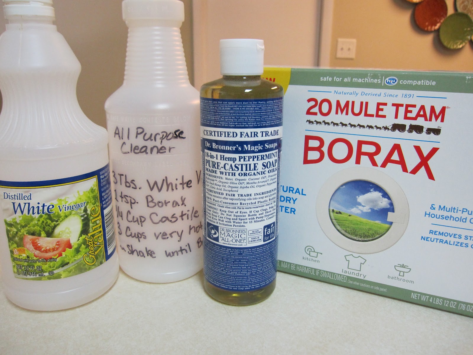 The Doherty Dish Homemade AllPurpose Cleaner