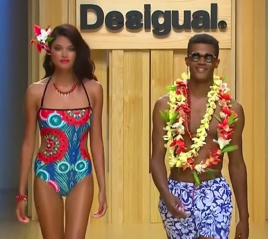 Pattern Design and Trends Color For Spring Summer 2015, Barcelona Full Show - Desigual Pattern Design and Trends Color 2015
