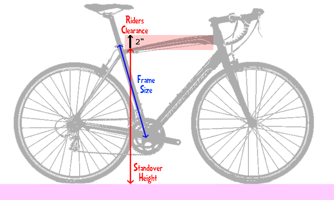 bike road frame seat rider giant measurements comparison compact defy edge lower cross bar