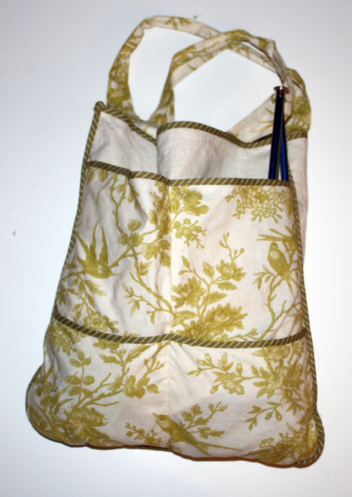 sew grown Knitting tote