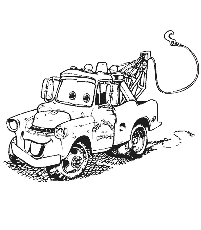 Fun Craft for Kids: Animated Cars Coloring Pages