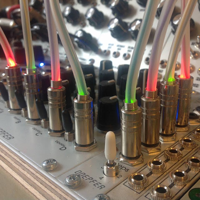 MATRIXSYNTH LED Patch Cables get Enlighted