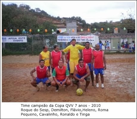 TIME CAMPEÃO DA COPA QVV 7 ANOS