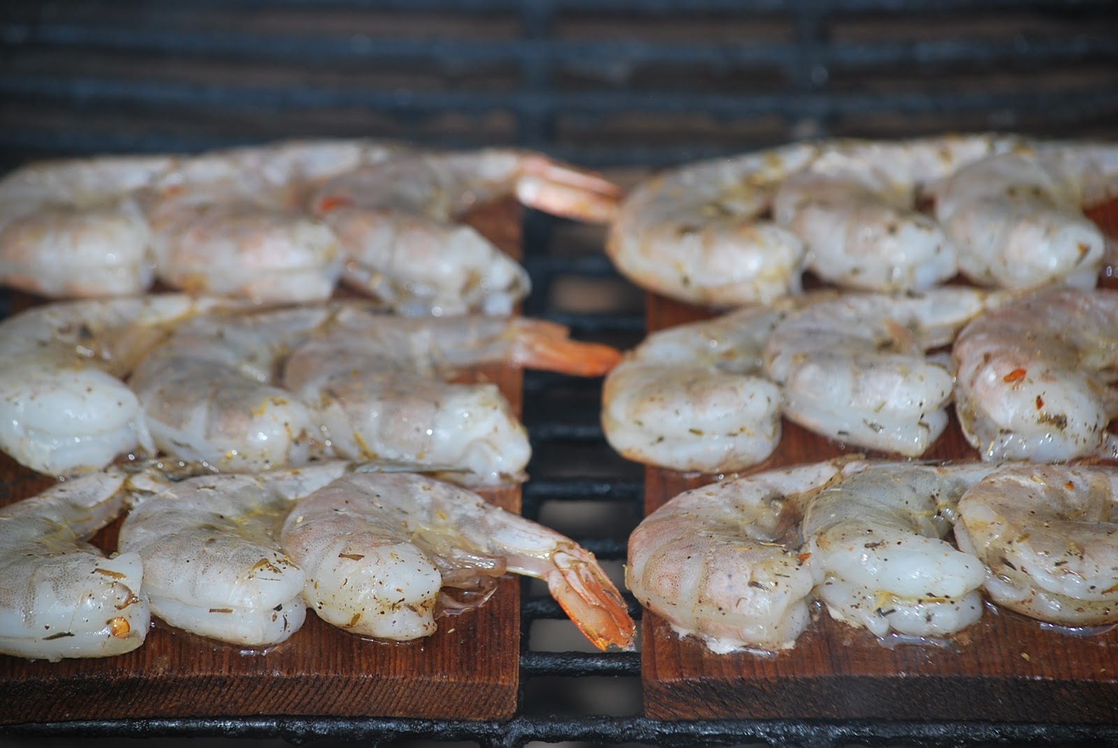 My story in recipes Cedar Planked Shrimp