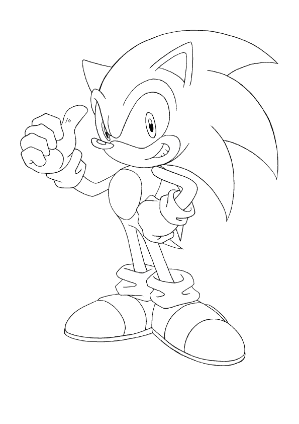 Desenhos do Sonic para Colorir e Pintar [Sonic The Hedgehog] | Pra