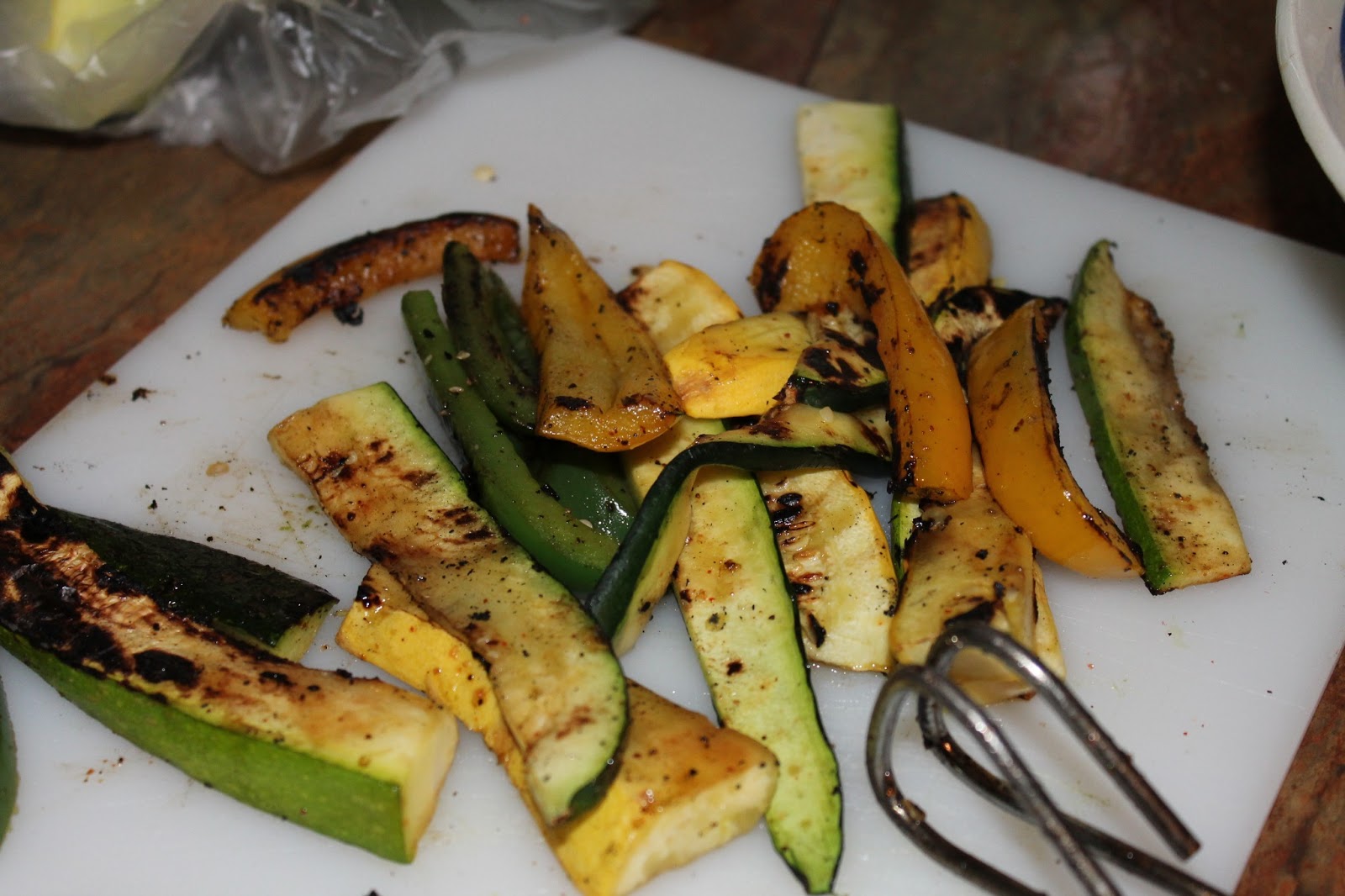 Thin Living Cajun Grilled Veggies