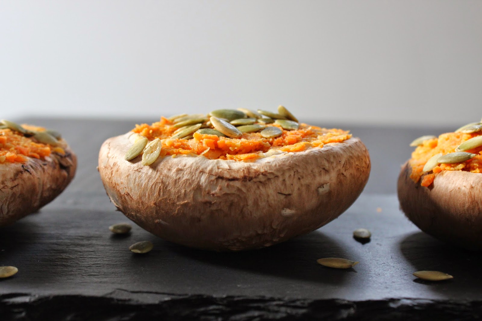 Carrot Stuffed Mushrooms