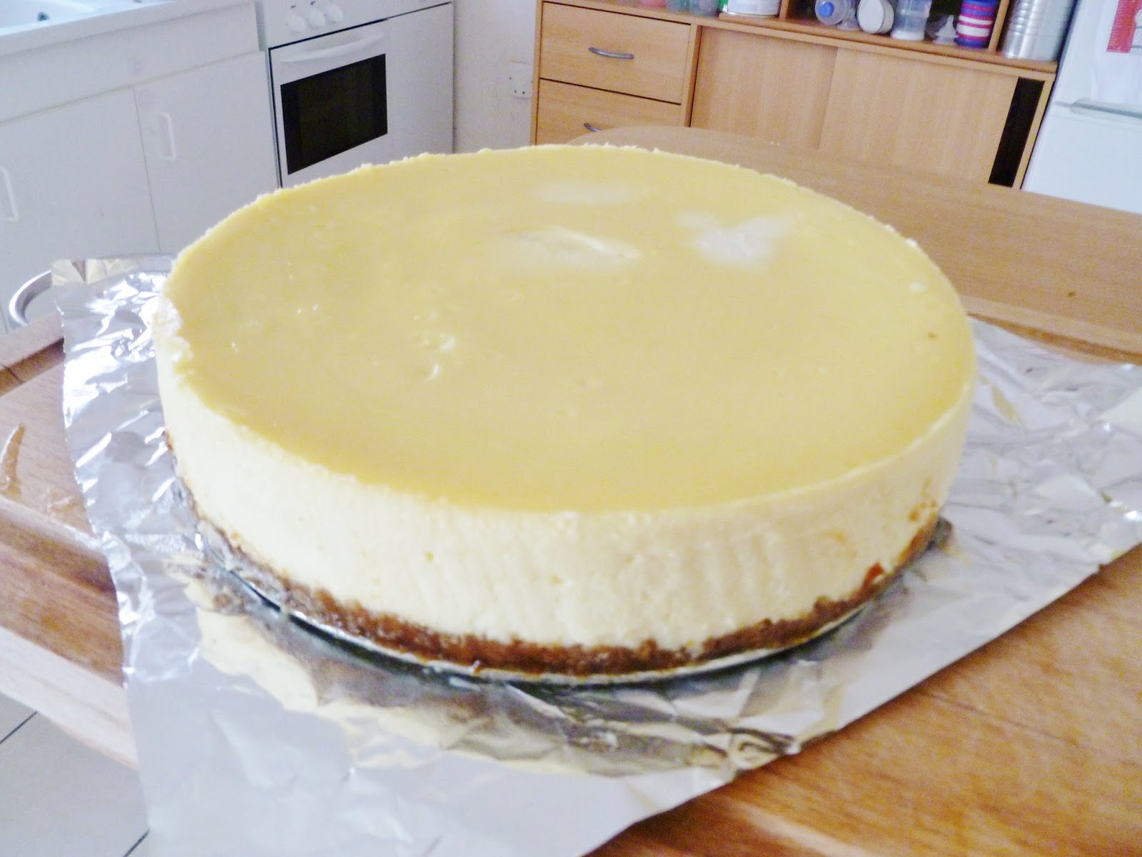 A table ! Cheesecake au caramel et speculoos