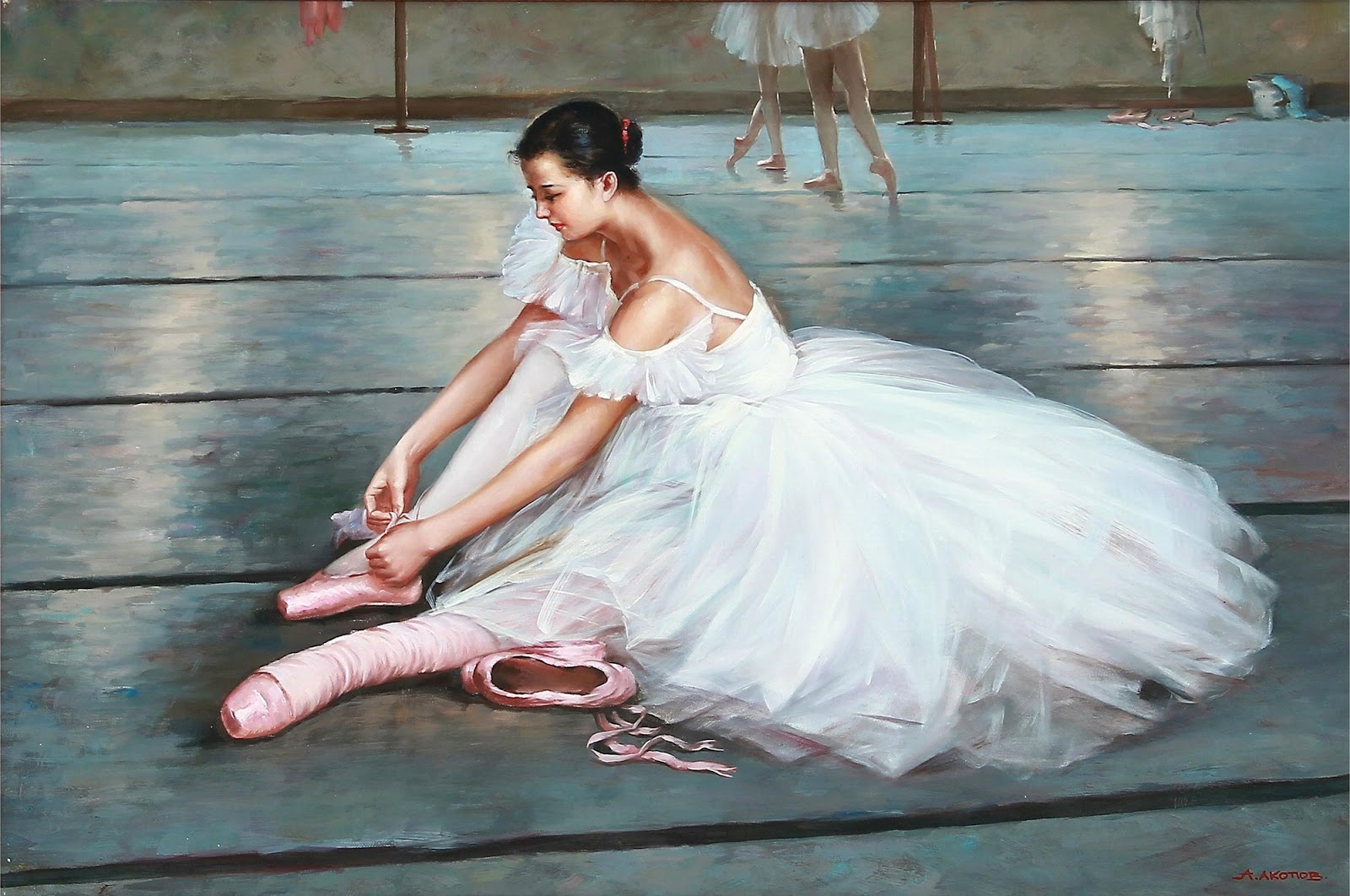 Александр Акопов художник картины балерина