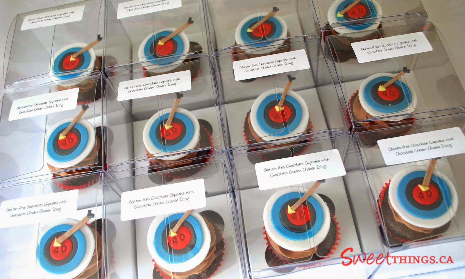 SweetThings Archery Target Cupcakes