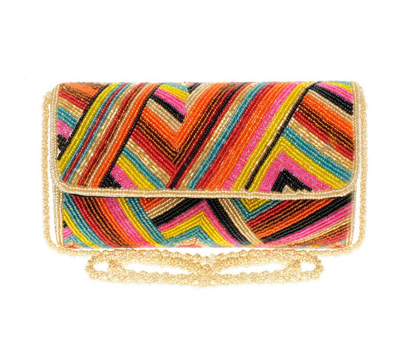 Dune Lessy Multicolor Clutch