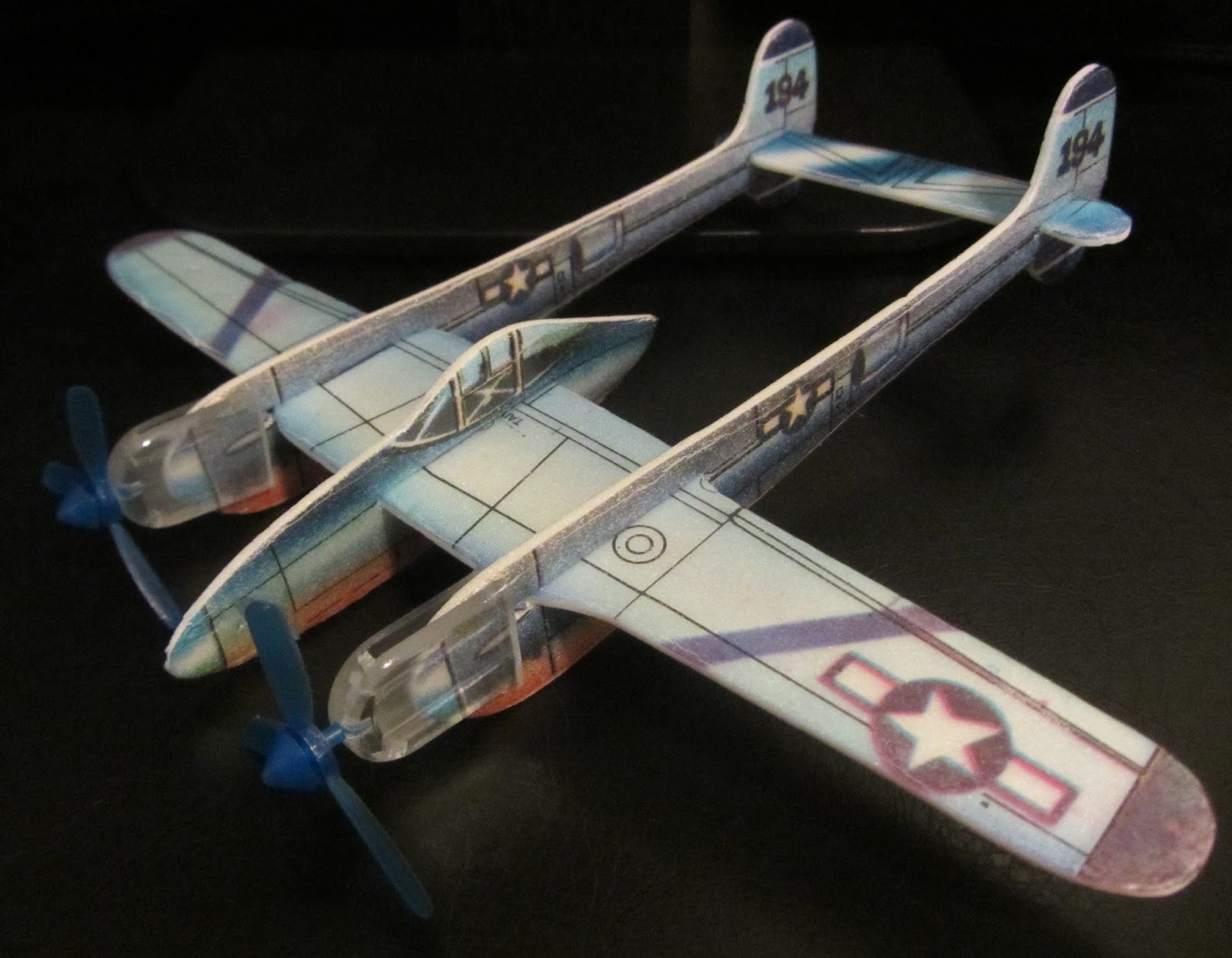 The Styrofoam Glider Squadron Power Prop Flying Gliders 7 Lockheed