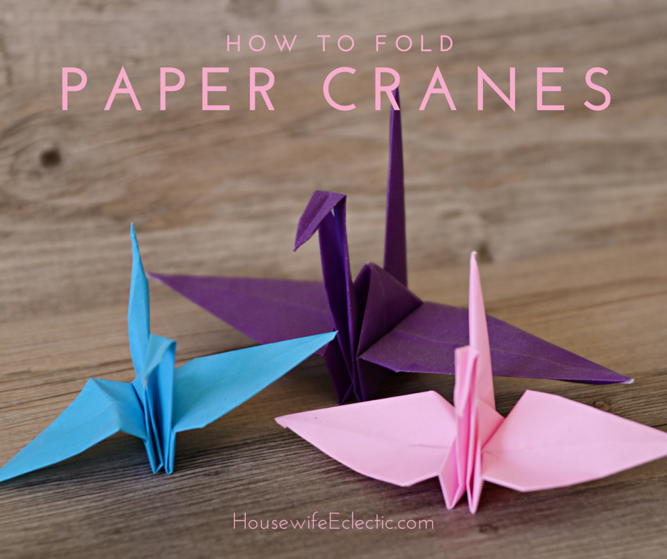 Paper Crane Mobile - Housewife Eclectic