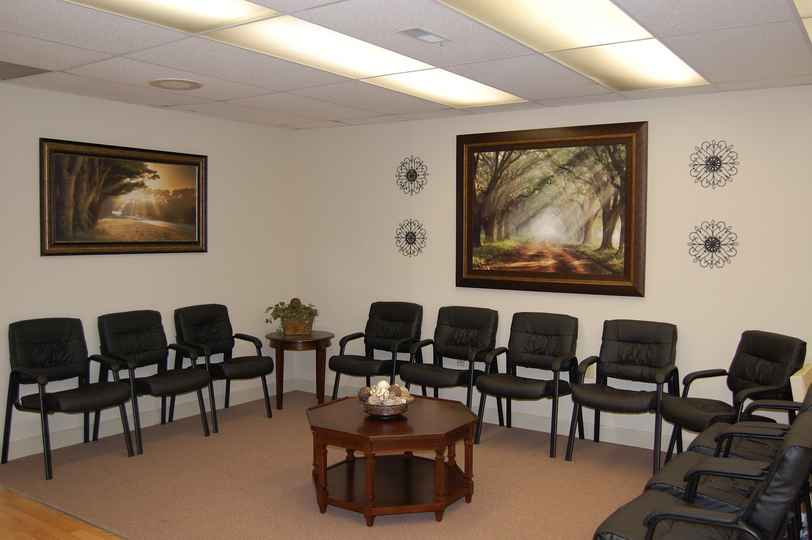 L M Cline's Interior Decorating Tranquil Doctor's Office...the waiting
