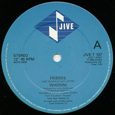Whodini – Friends (VLS) (1984) (128 kbps)