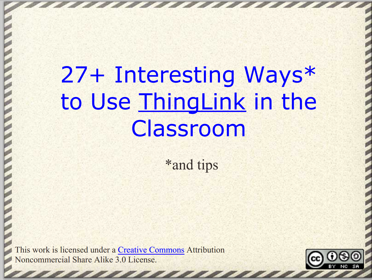 Teachers Guide to Creating Rich Interactive Visuals Using ThingLink