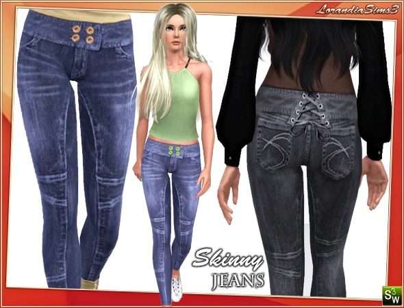 calça jeans colada feminina