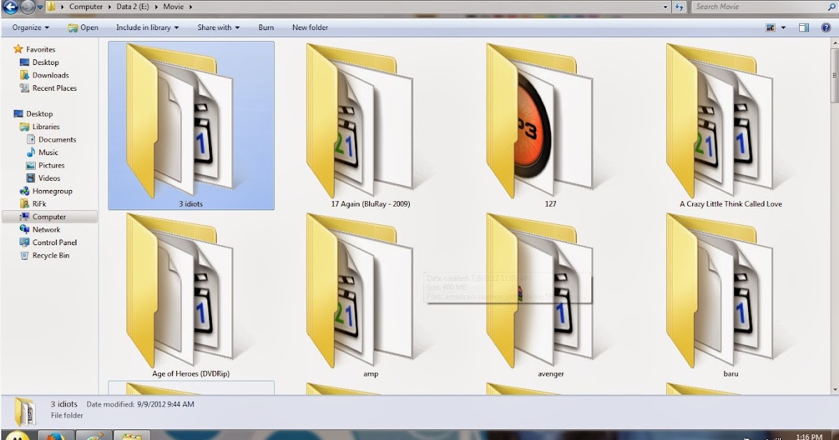 Trik Mewarnai Tampilan Folder Dalam Windows Themansku