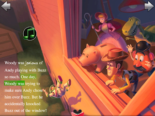 Toy Story Read-Along iPad app kids apps
