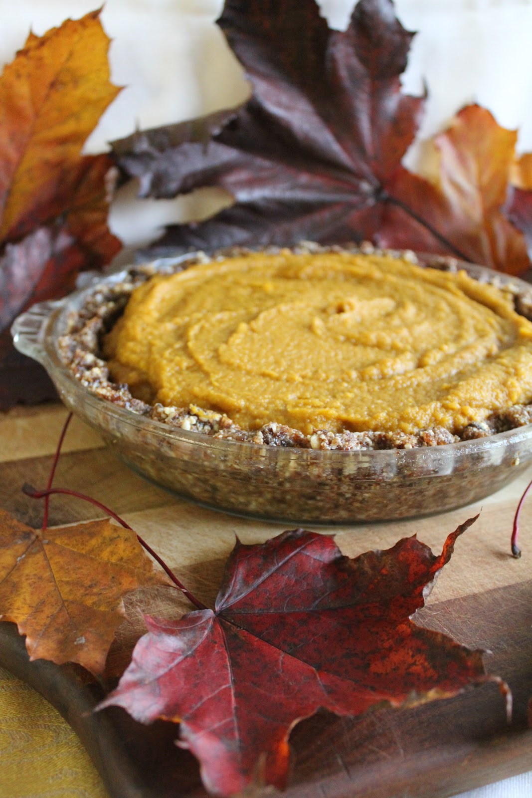 This Rawsome Vegan Life raw pumpkin pie