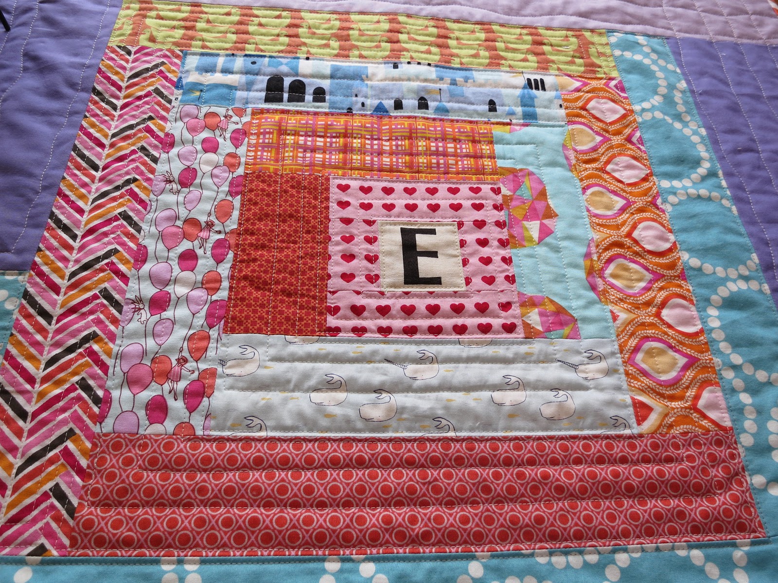 catandvee baby snail quilt