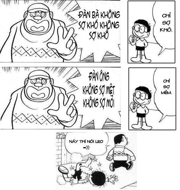 Đôrêmon chế - đàn ông thích lên và đàn bà thích....