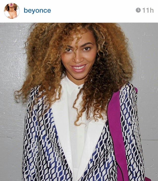 Kurlee Belle: Natural Hair | Beyonce Flaunts Curly Hair on Instagram
