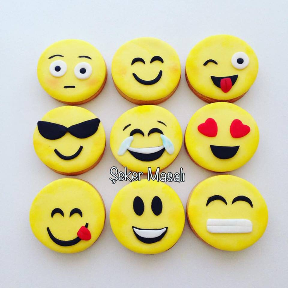 şeker masalı EMOJİ KURABİYE