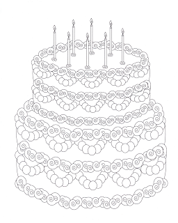 birthday coloring pages, kids coloring pages