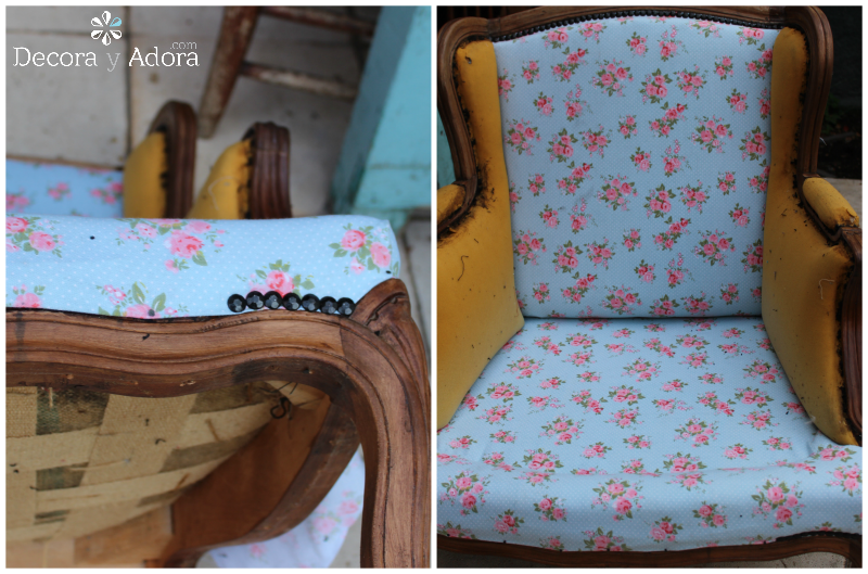 decora y adora: DIY tapizar sillón dormitorio Florencia