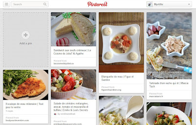 La blogosphère gourmande de Myrtille : recettes salées à essayer (sur Pinterest)