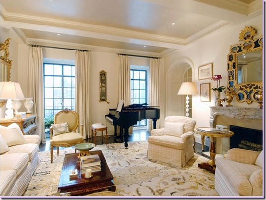 Living Room Design Upright Piano